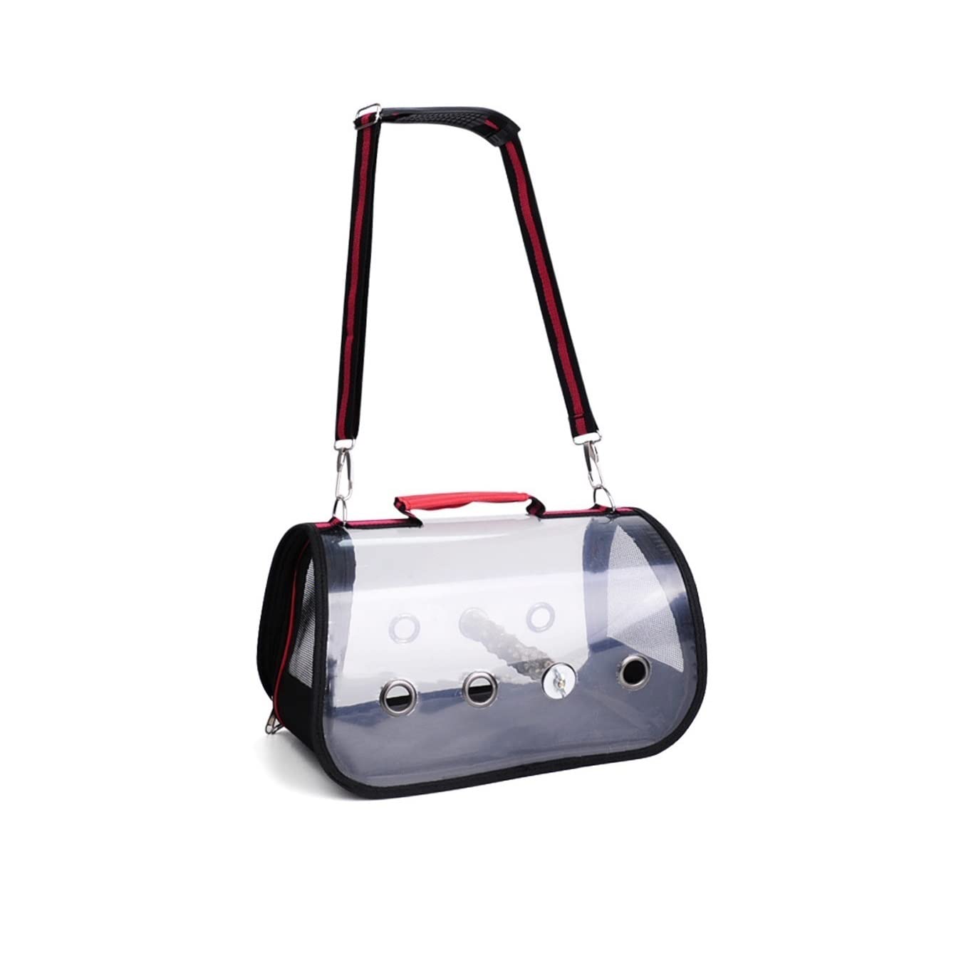 Jaula para Pájaros Mochila de pájaros ligeros Transparente y transpirable Pájaro Bolsa de viaje Pájaro Pájaro Copa de alimentación adecuada for transporte de aves al aire libre Jaula para Periquitos