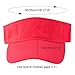 Jastore Kids Girls Boys Packable Hat Sun Visor Hats Cotton Sports Summer Golf Visor Hat (One Size, Peach Pink)