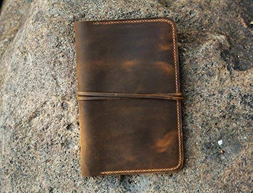 Miniatura 3 de Personalized distressed leather family passport holder case organizerLeather family 4 passport travel wallet cover case FP405SL