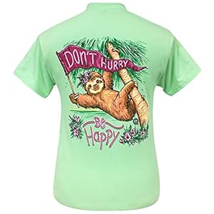 Girlie Girl Originals Don't Hurry Mint Short Sleeve T-Shirt (Medium)