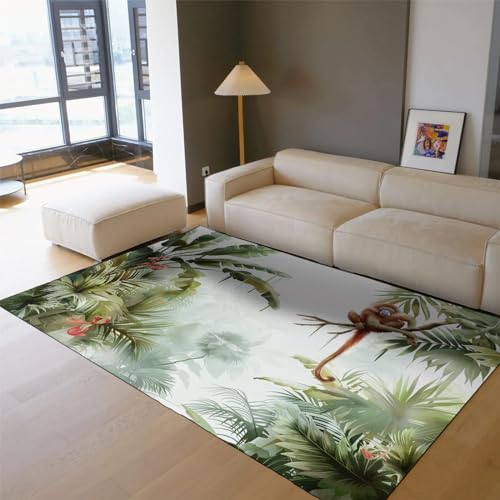 Tapis forêt tropicale lavable en machine zone animalière - 4