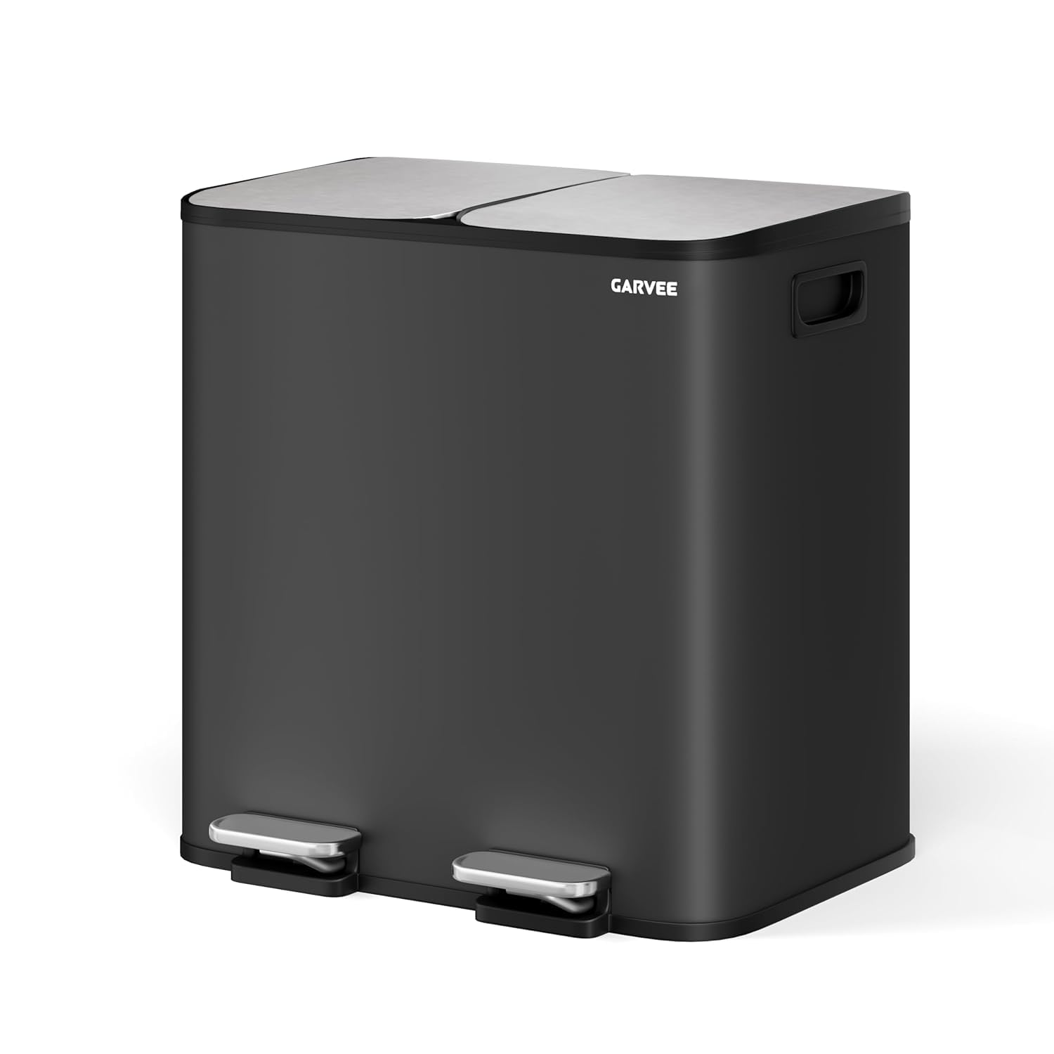 garvee poubelle tri sélectif 30l 2x15l