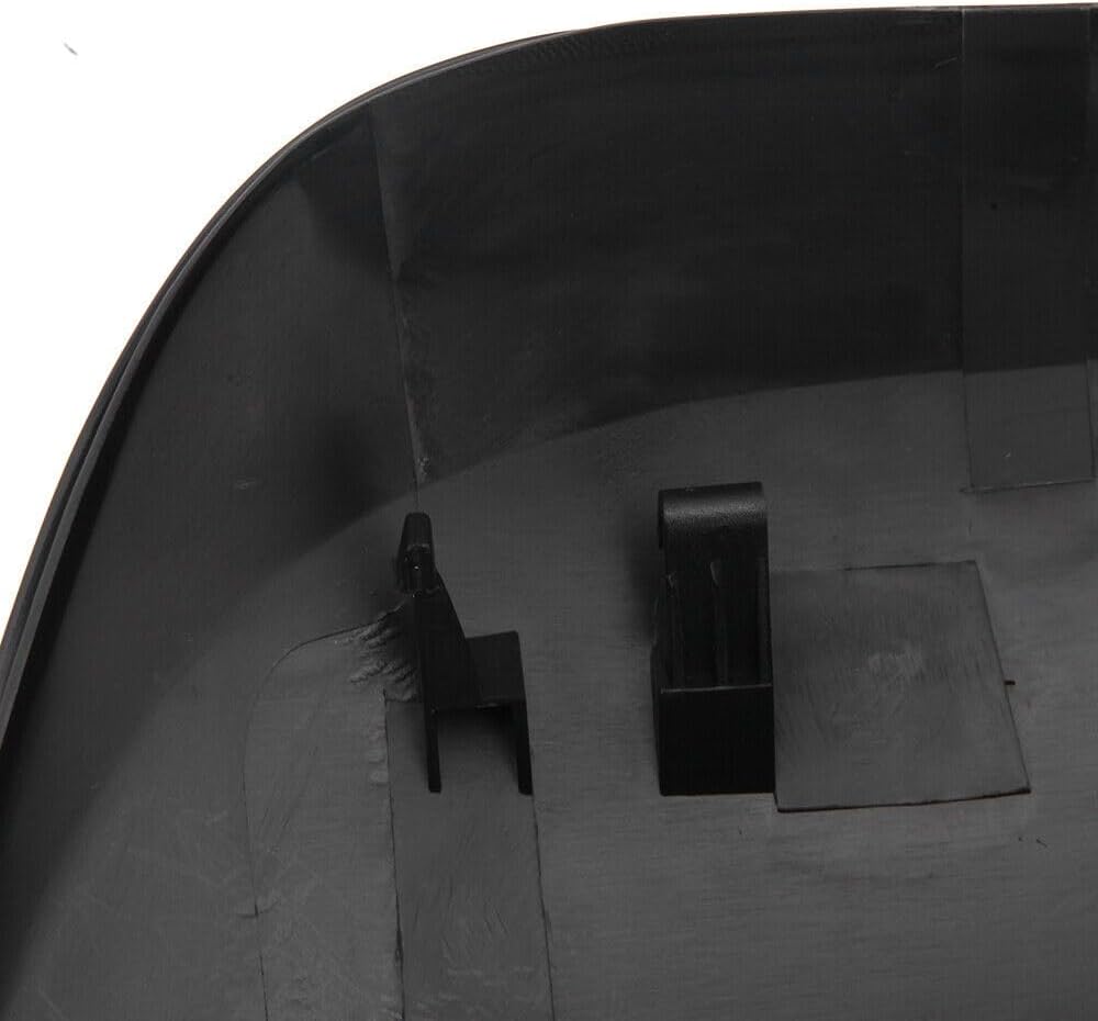 Pair Black Door Wing Side Mirror Cover Cap For Toyota Yaris 2007 2008 2009 2010 2011 Left & Right Side