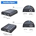 AGPTEK USB HDMI KVM Extender Over Single Cat 5/5E/6/7 Ethernet Cable- Signal Extension Up to 120m/365Ft- USB Keyboard Mouse Support- Adapter for Residential/Commercial Use