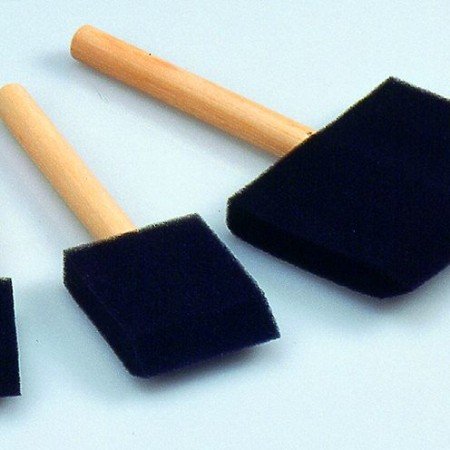 EFCO Foam Paintbrush 1 pcs. untreated, Acrylic, Black, 50 x 68 mm