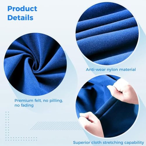 Coussin en feutre de table de billard bleu nappe durable contre l'usure