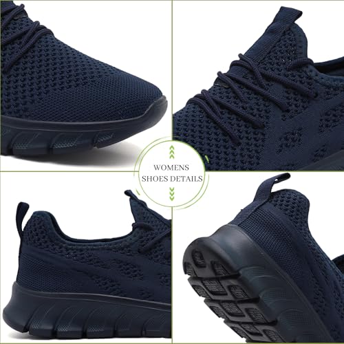 Image of Running Shoes for Women Slip On Tennis Walking Sneakers Sport Fashion Casual Workout Gym Athletic Hiking Nurse Non Slip Lightweight Breathable Trainers