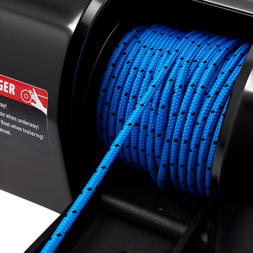 Winche eléctrico marino DNYSYSJ 12V con control remoto miniatura 6