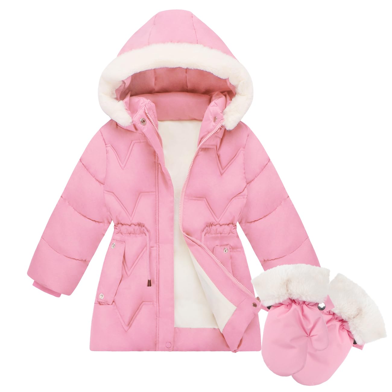Tumaron Kids Winter Snow Coat For Girl Clothes Puffer Jacket Padded Outfit Child Outwear
