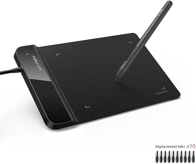 XP-PEN G430S Graphics Tablet 4x3 inch for osu! Art Design Pen Drawing Tablet Black