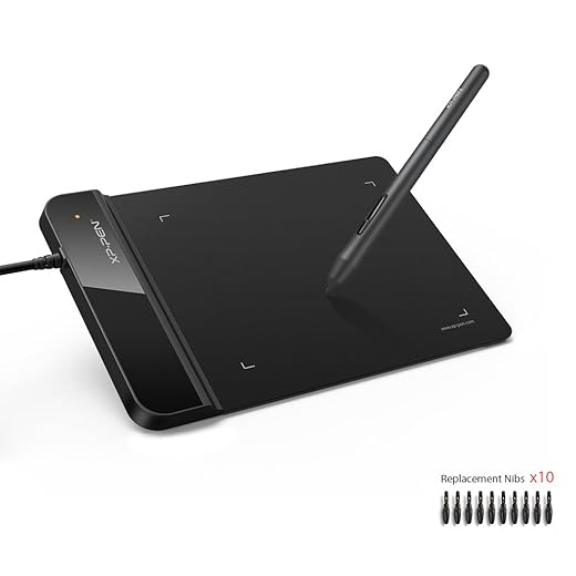 XP-PEN G430S Grafik-Tablet, Eingabestift, passiv, 8192 Ebenen, Größe 4 x 3 Zoll, zum Spielen von OSU und Signature