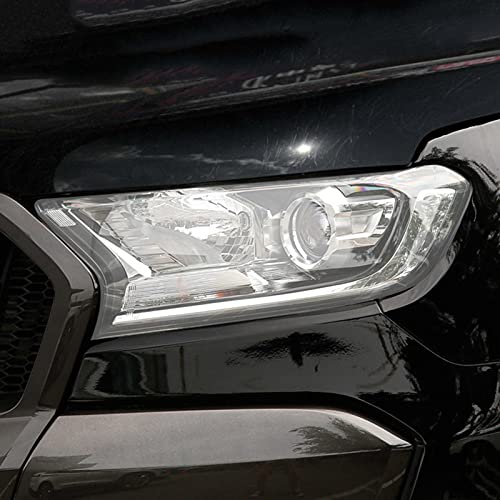 OPisuda Auto koplamp beschermfolie transparant zwart TPU film accessoires, Voor Ford Ranger T6 2015-heden: - Image 6
