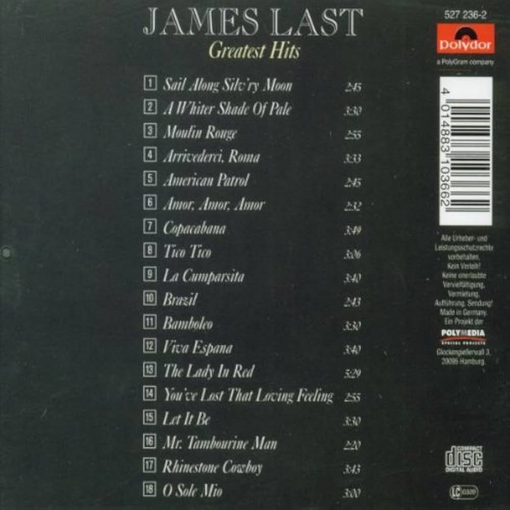 James Last Perfect 40 LPレコード PROMO　非売品 James Last Classics Up To Date Japanese Promo Vinyl LP