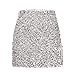 Sequin Bodycon Skirt Women Sparkly Metallic Sequin Mini Bodycon Skirt Club Party Dance Outfits Sexy Slit Pencil Skort Vestido Deportivo Mujer