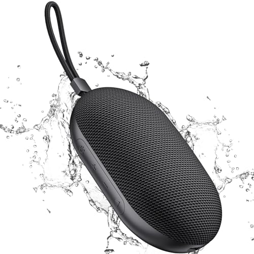 VOSFFEL Musikbox Bluetooth IPX7 Bluetooth Lautsprecher klein Wasserdicht Tragbare Kabellos Bluetooth USB Lautsprecher mit sd Karte Für Outdoor Camping Garten Party Reise