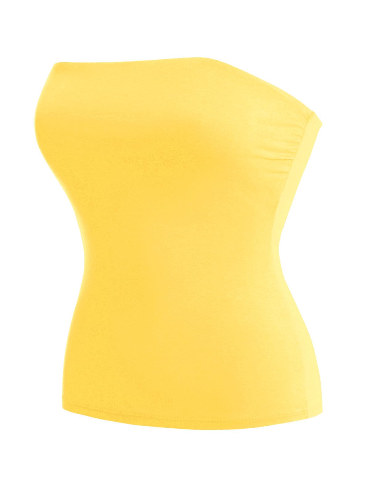 MixMatchy Women's Stretchy Strapless Tube Top Y2K Bandeau Top