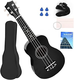 Campcomfort ukulele concert 21 polegadas kit completo com bolsa