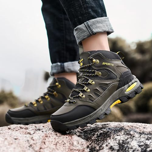 Chaussures de randonnée mixtes vert pointure 45 pour trekking et marche active