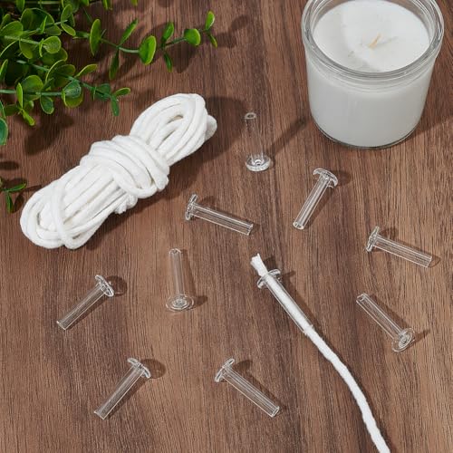 Soporte de Mechas para Velas con Tubo de Vidrio y Accesorios miniatura 5
