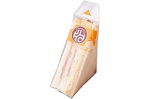 Triangle Bakery Plastic Sandwich Bags with Fold Top