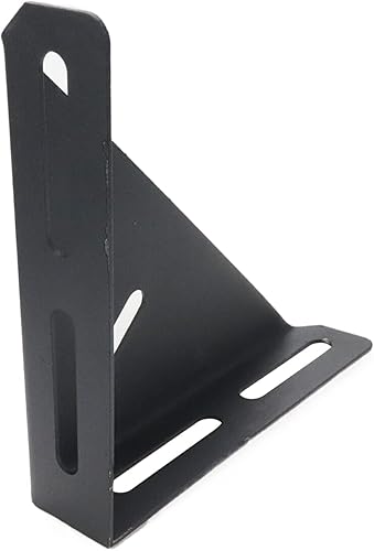 Miniatura 5 de 4 piezas de soporte de esquina triangular ajustable para muebles, cama, gabinete, caja de almacenamiento de armario, 9.45 x 6.77 pulgadas