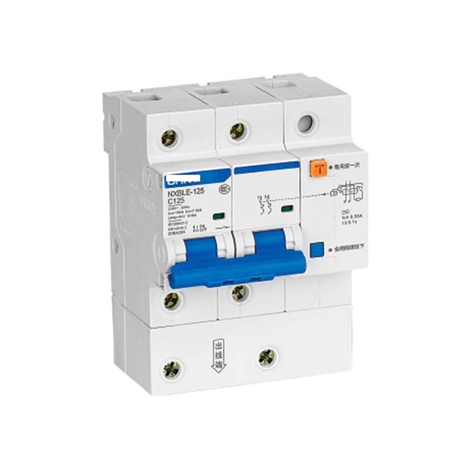Disjoncteur miniature NXBLE-125G protection contre fuites 2P