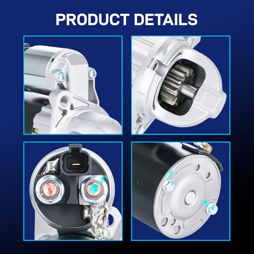 Image of New Starter Compatible with Hyundai 2017-2020 Elantra, 2014-2020 Tucson, Elantra GT /Kona 2018-2020, Kia 2014-2018 Soul, 2014-2016 Forte /Forte Koup, 2015-2018 Kia Forte5 2.0L, 12V 1.3KW 13T CW, 19301N