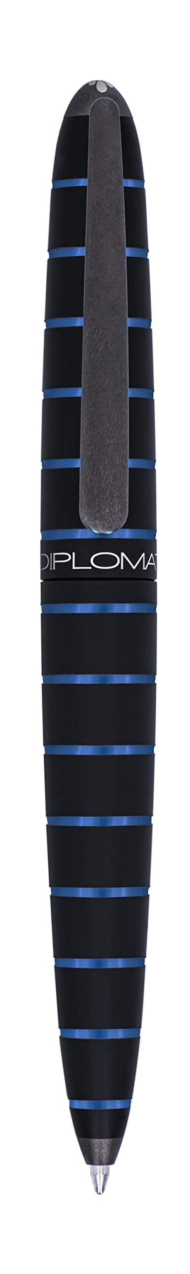 DIPLOMAT D40352040 ELOX Kugelschreiber/Handgefertigt/mit Geschenkbox/Farbe: Schwarz Blau