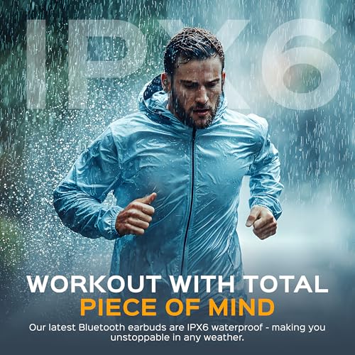 Image of TREBLAB X9 Pro - Bluetooth Earbuds w /Active Noise Cancelling, Hybrid ANC | Headphones with Pure Sound, IPX6 Waterproof Wireless Earphones, 50H Playtime, 6 AI Mics for Calls, Sports, Work, Travel
