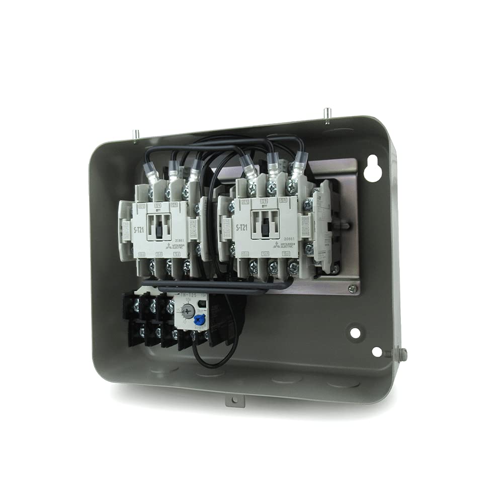 三菱電機 MS-T21 0.4kW 200V AC200V 箱入り電磁開閉器 (補助接点: 2a2b) (代表定格18A) (ねじ取付) (TH-T25使用) NN