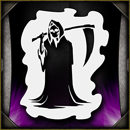 Grim Reaper 6 AirSick Airbrush Stencil Template