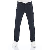 Lee Uomo Brooklyn Straight Jeans, Blu (Blue Black)