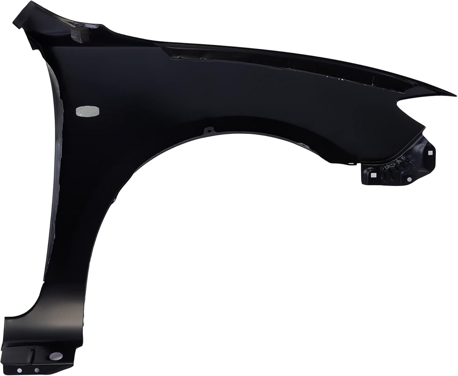CarPartsDepot Front Quarter Panel Left Driver Side Fender With Turn Signal Light Hole Compatible With 2004-2009 Mazda 3 MA1240149 BN8V52211D