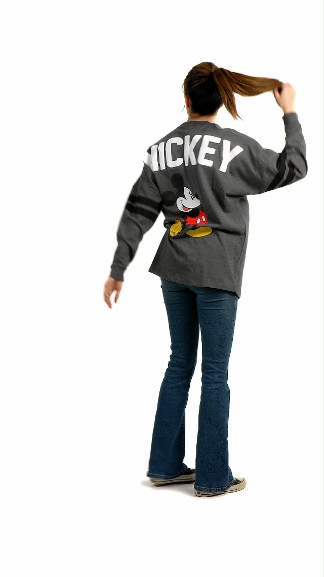 Amazon.com: Disney Womens Long Sleeve Jersey Oversized Mickey