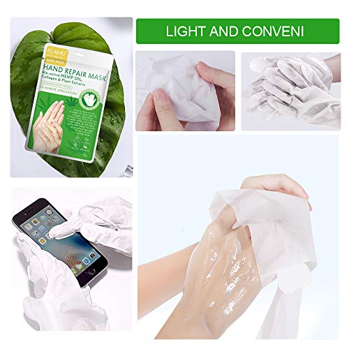 Hand Peel Mask 5 Pack, Moisturizing Gloves, Exfoliating Hand Peeling Mask, Hand Mask, Moisture Enhancing Gloves for Dry… - Image 5