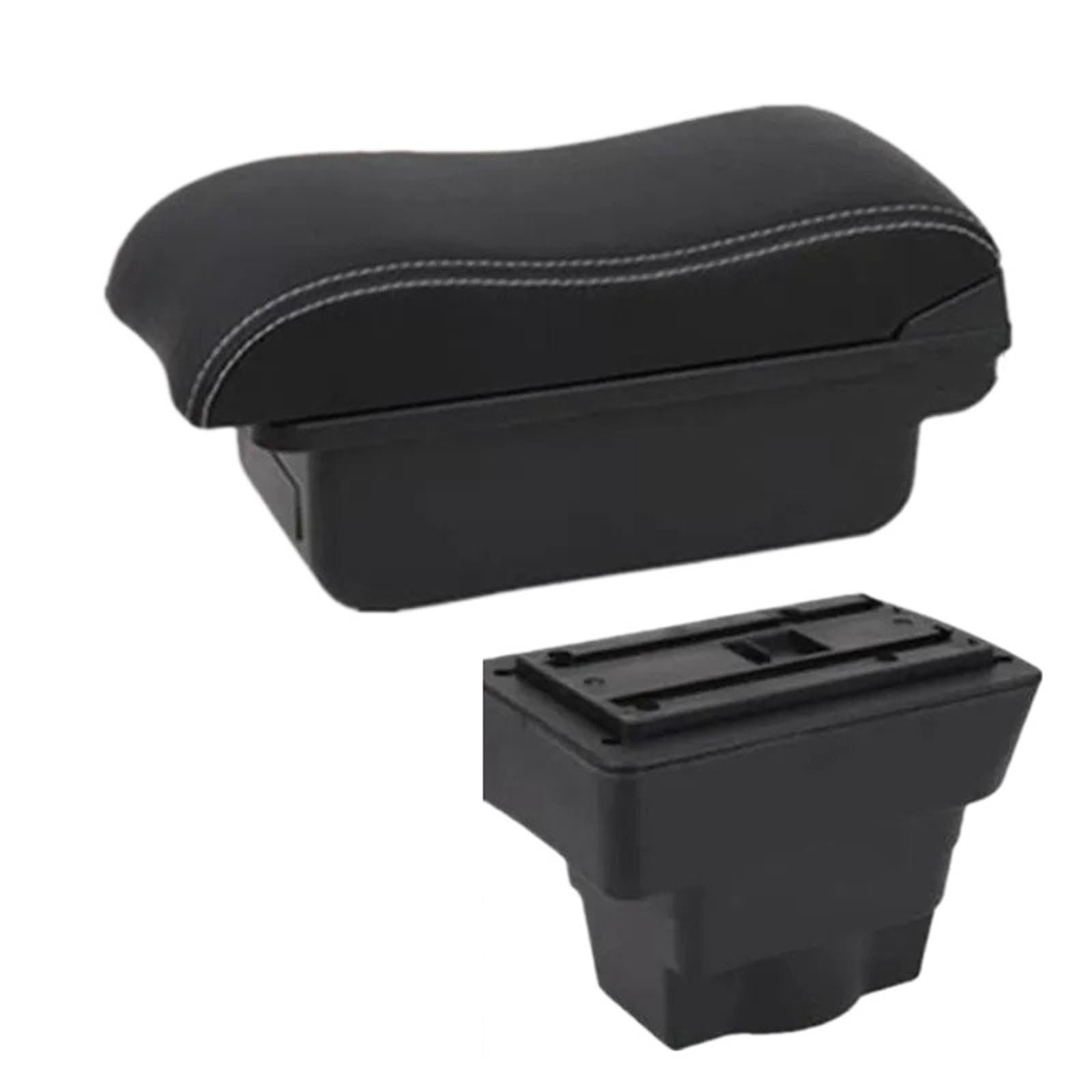 Car Armrests For Opel For Astra J Car Armrest Box Center Storage Interior Dedicated Retrofit Parts Accessories(A3 white line No USB)