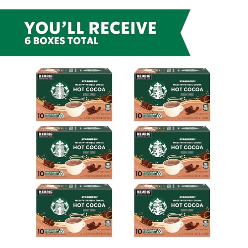 Starbucks COMINHKG095828 Coffee K-Cup Pods, Naturally Flavored Hot Cocoa For Keurig Coffee Makers thumb #1