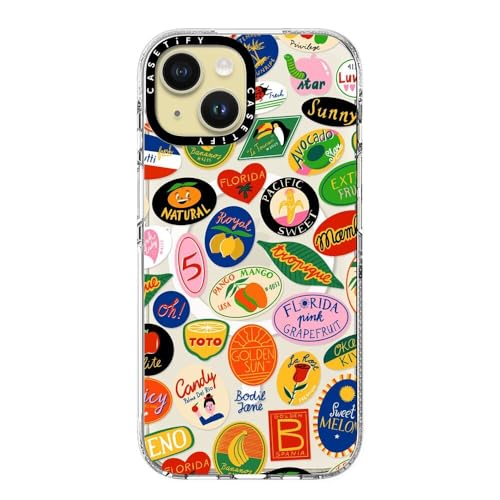 Coque transparente iPhone 15 CASETiFY compatible MagSafe motif fruits - 2