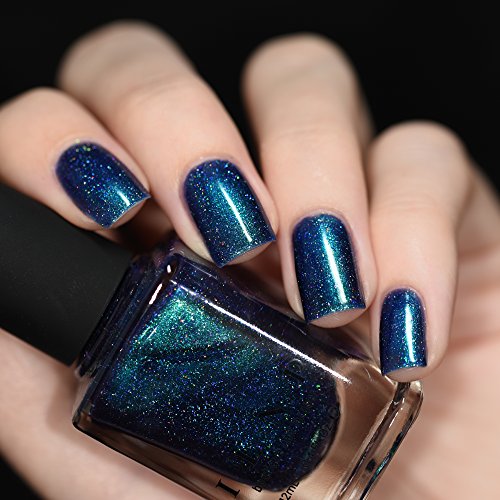 Image of ILNP Interstellar - Navy, Teal, Purple Holographic Nail Polish