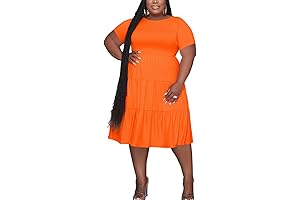 Flattering Plus Size Midi Dress for Summer