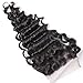 Brazilian Deep Wave Lace Closure Human Hair Free Part 8A Grade 18inch 4x4 Brazilian Virgin Hair Deep Wave Top Lace Closure With Baby Hair Natural Color