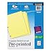 Avery  Copper Reinforced Preprinted Dividers with 1-31 Tabs, 31-Tab Set (24283)