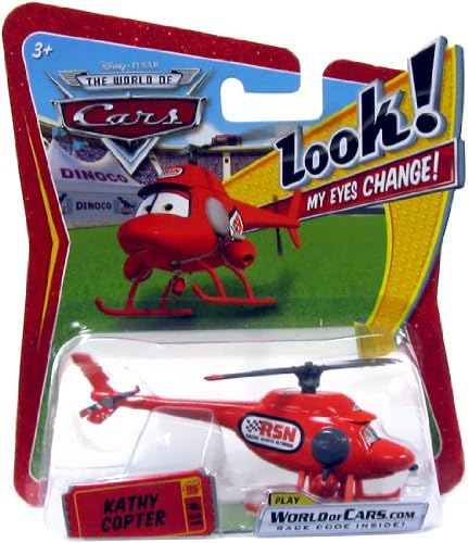 Disney  Pixar CARS Película 155 Coche fundido a presión con ojos lenticulares Serie 1 Kathy Copter
