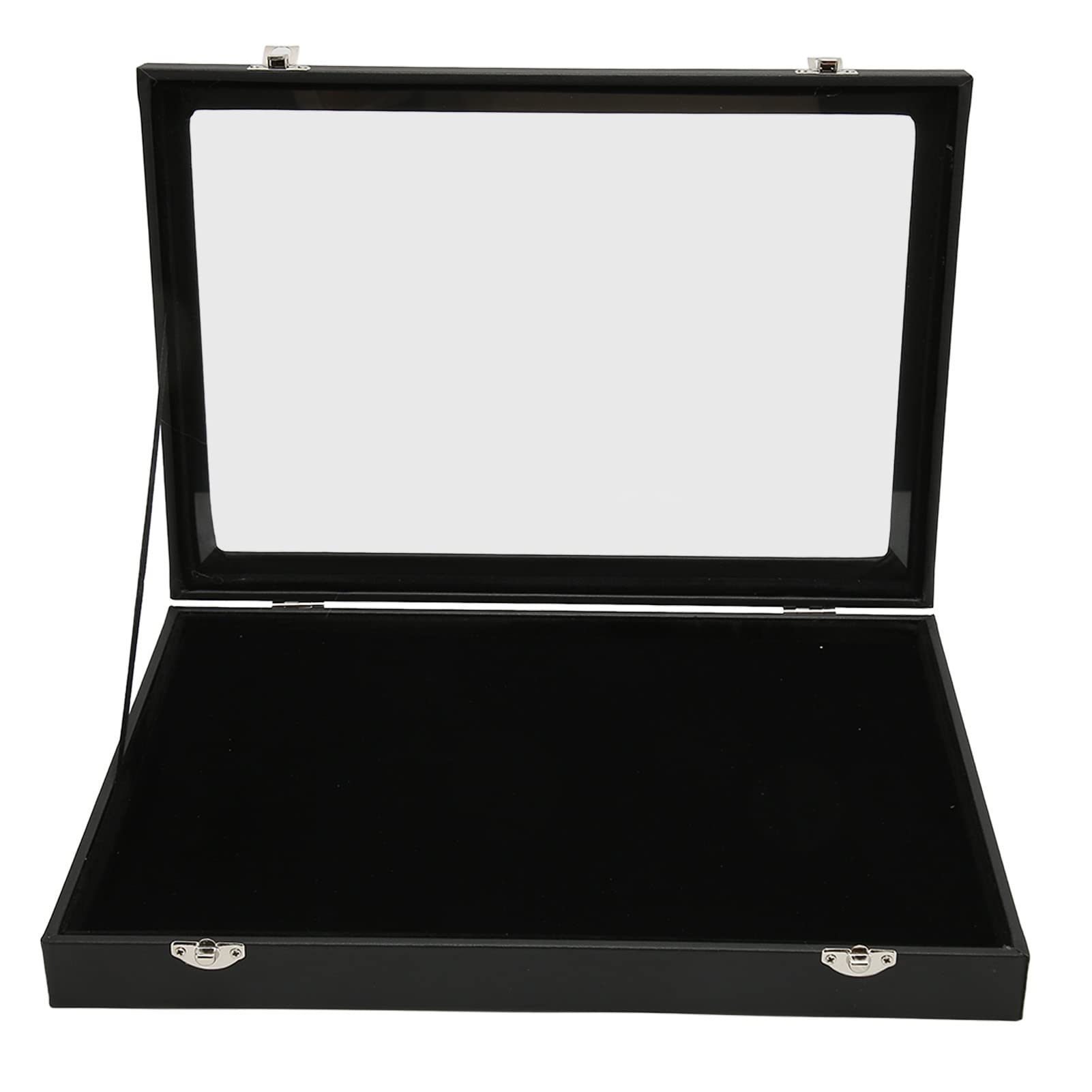 Fockety Pin-Vitrine, 13,8 X 9,4 X 2 Zoll, Große Kapazität, Transparent, Staubdicht, Pin-Sammlung, Vitrine, Schattenbox-Rahmen für Militärmedaillen, Strandanhänger, Schmucknadeln