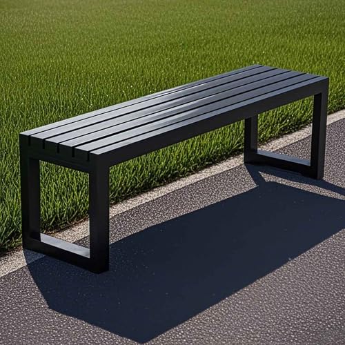 ［直接引取限定］アウトドアベンチ 2人掛け✖️4脚　バラ売りOK ※パイプ深緑色 直接引取限定］アウトドアベンチ 2人掛け✖️4脚 バラ売りOK