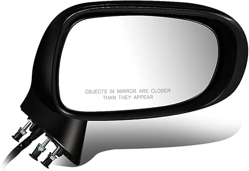 DNA Motoring OEM-MR-LX1321135 - Espejo retrovisor de puerta lateral derecha con luz de charco de señal de giro de memoria compatible con ES350