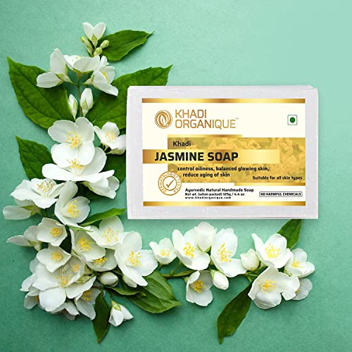 Image of Khadi Organique Handmare Soap Jasmine (Pack of 3)-By Dominion Care