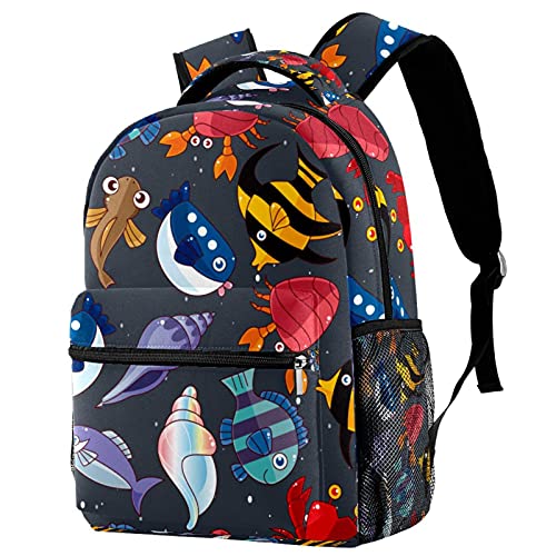 Sac à dos de voyage animaux de la mer le cadeau utile pour enfant