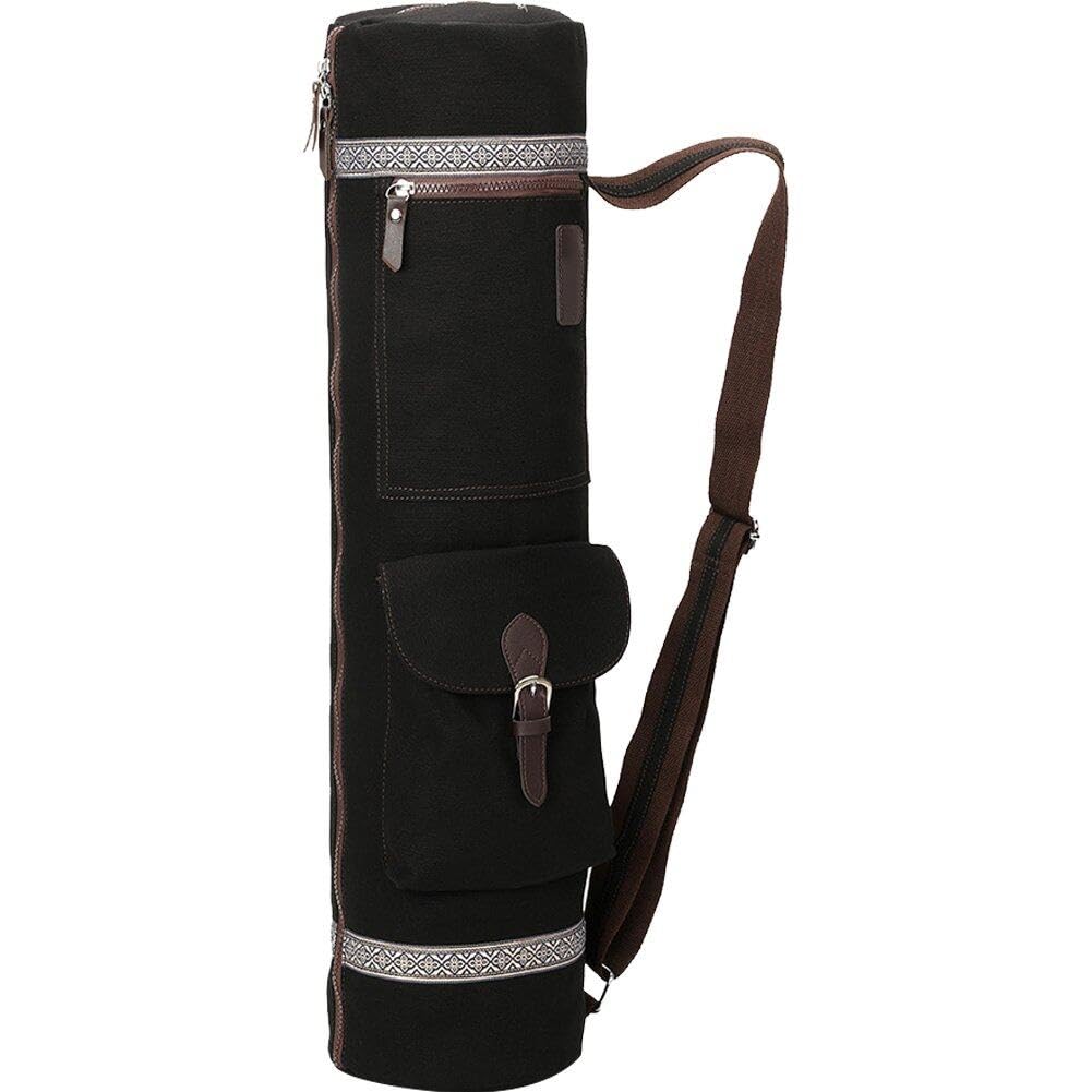 Rangement tapis de yoga portable bandoulière transporteur fitness pilates gym
