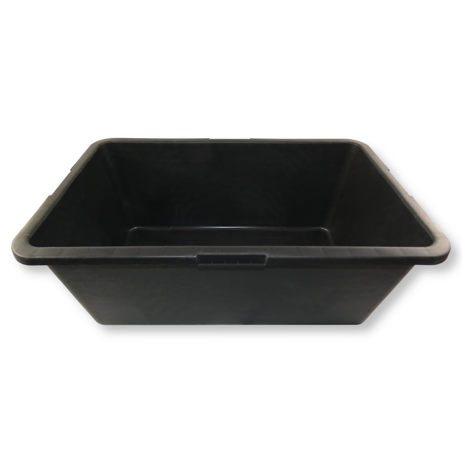 DEWEPRO® Bac à Mortier Rectangulaire Noir 80L - Robuste et sans Poignée pour Chantier et Jardin - Idéal pour Professionnels et Bricoleurs, Capacité 80L, Dimensions 71x47x30 cm - Pratique et Durable